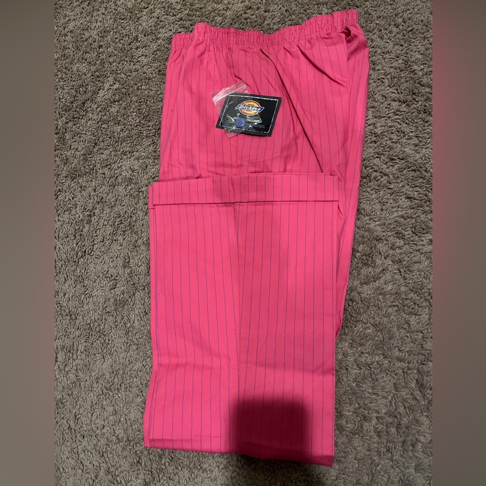 Dickies Pink Pinstripe Pants Sm